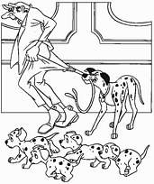 coloriage 101 dalmatiens mord le voleur